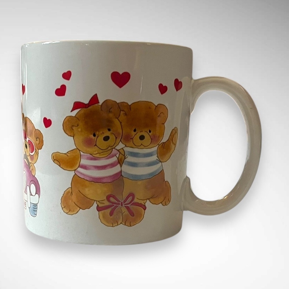 APPLAUSE The Card Mug Vintage Bears Valentines Day Mug In‎ Box